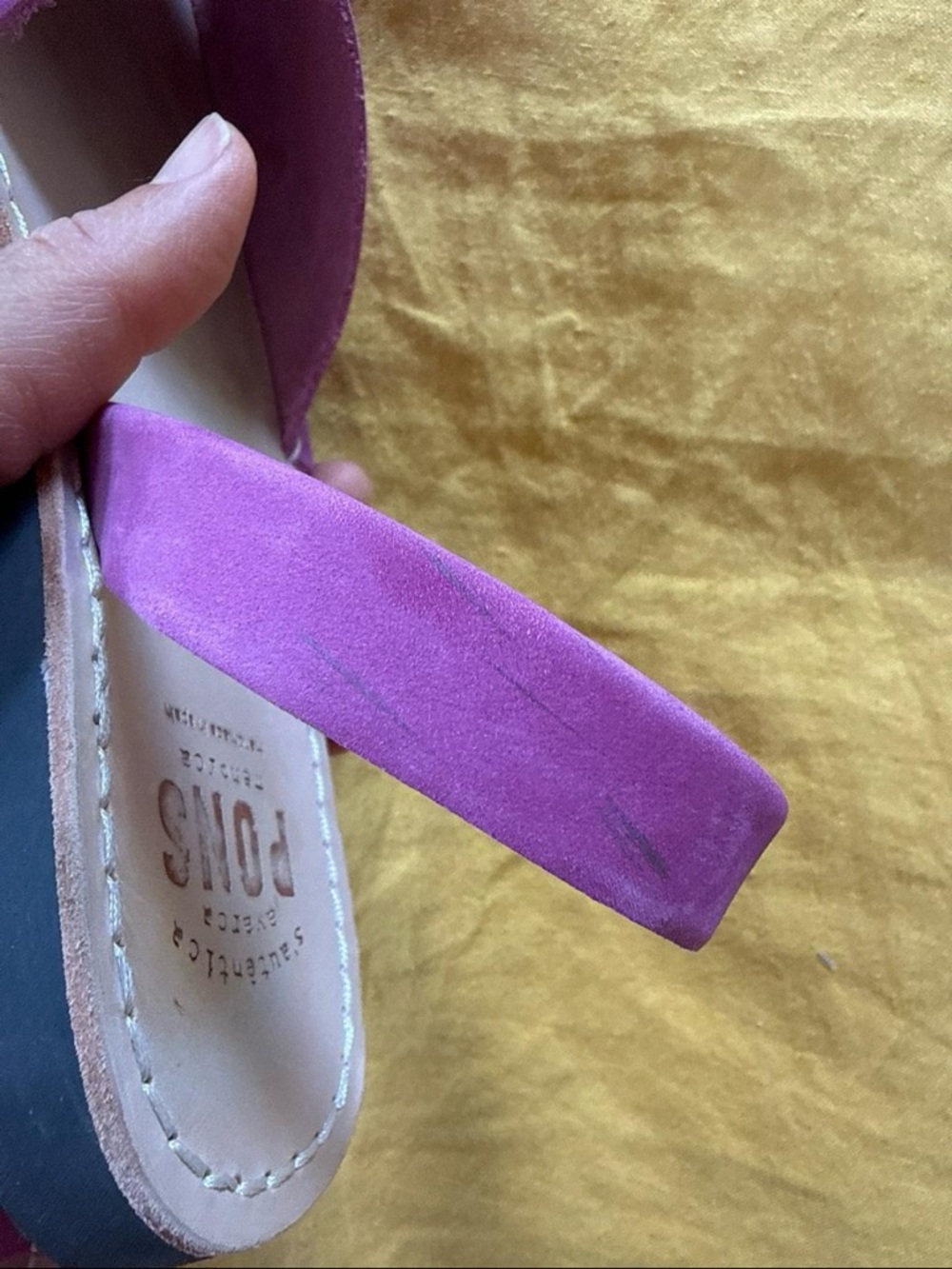 PONS Authentic Leather Sandals - Picture 6 of 7